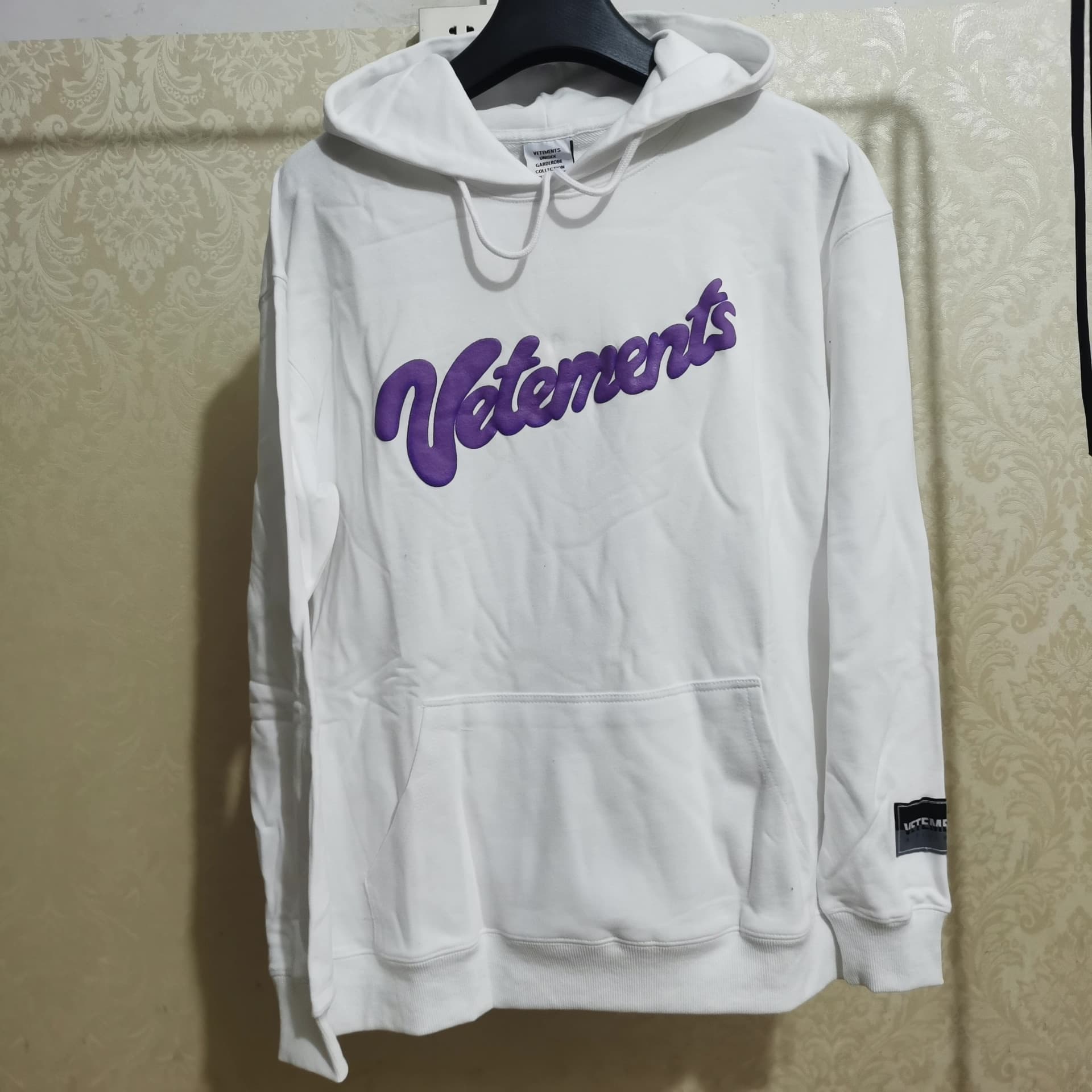 Мужской свитер VETEMENTS, новинка 2023 года, весна-осень, женский свитер с капюшоном из пенопласта с принтом i