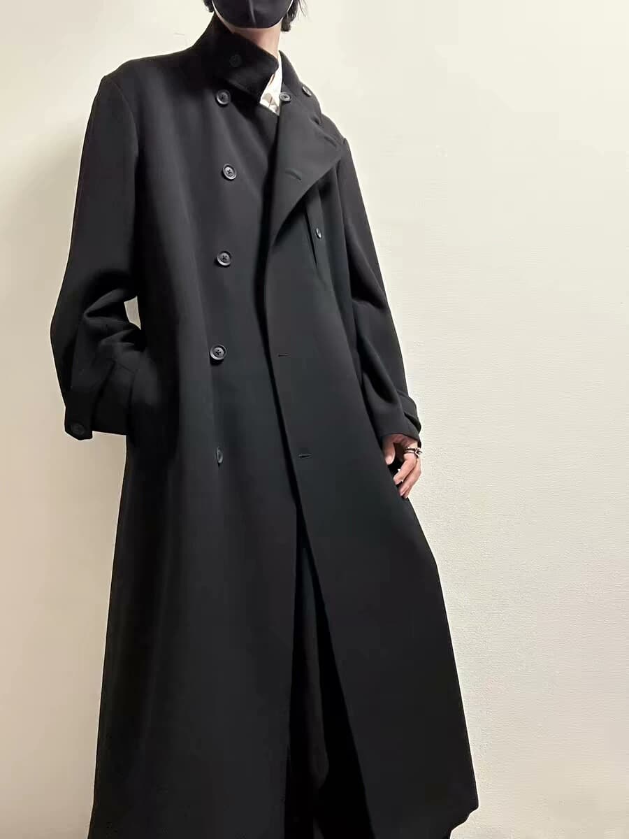 однотонное пальто yohji25aw tiger remnant dream размер 1