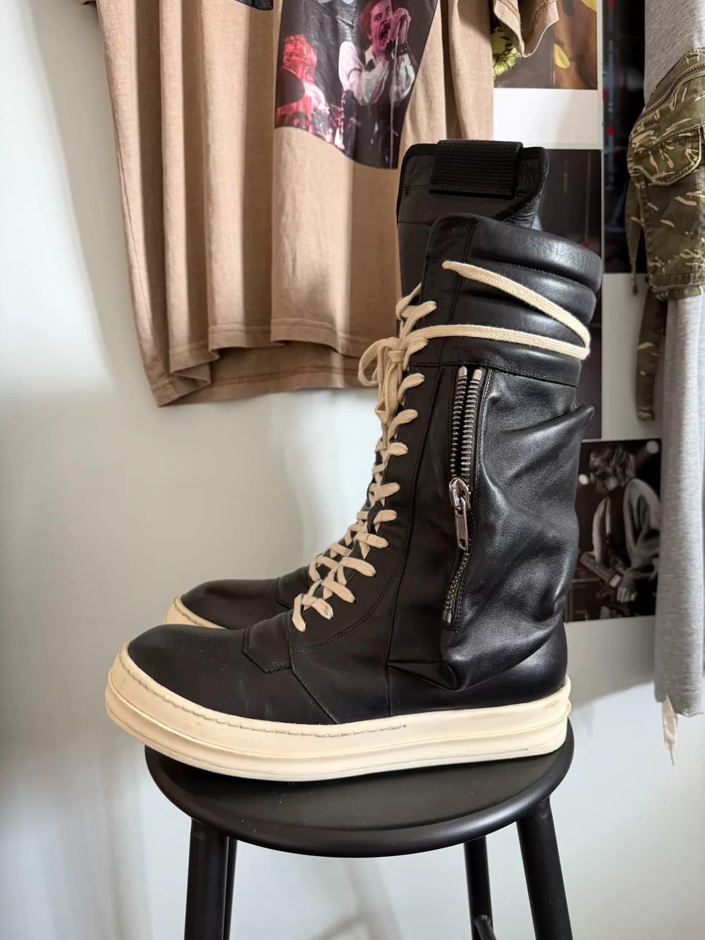 ботинки основной линии rickowens Cargo basket