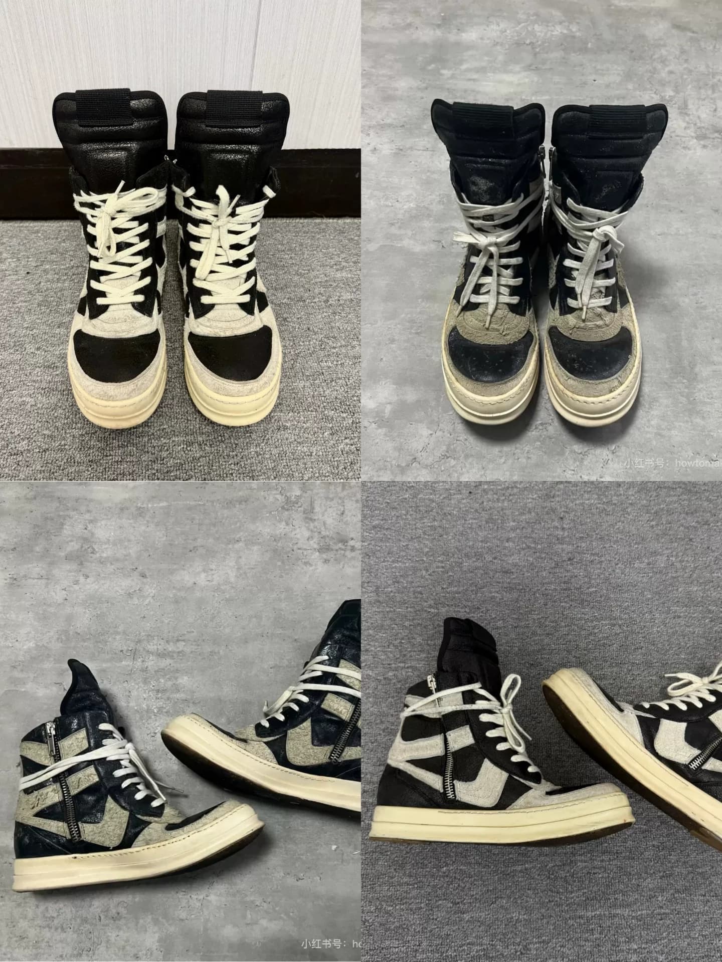 Самый сильный блеск корейской партии Rick Owens big Nike glitter Ro dun