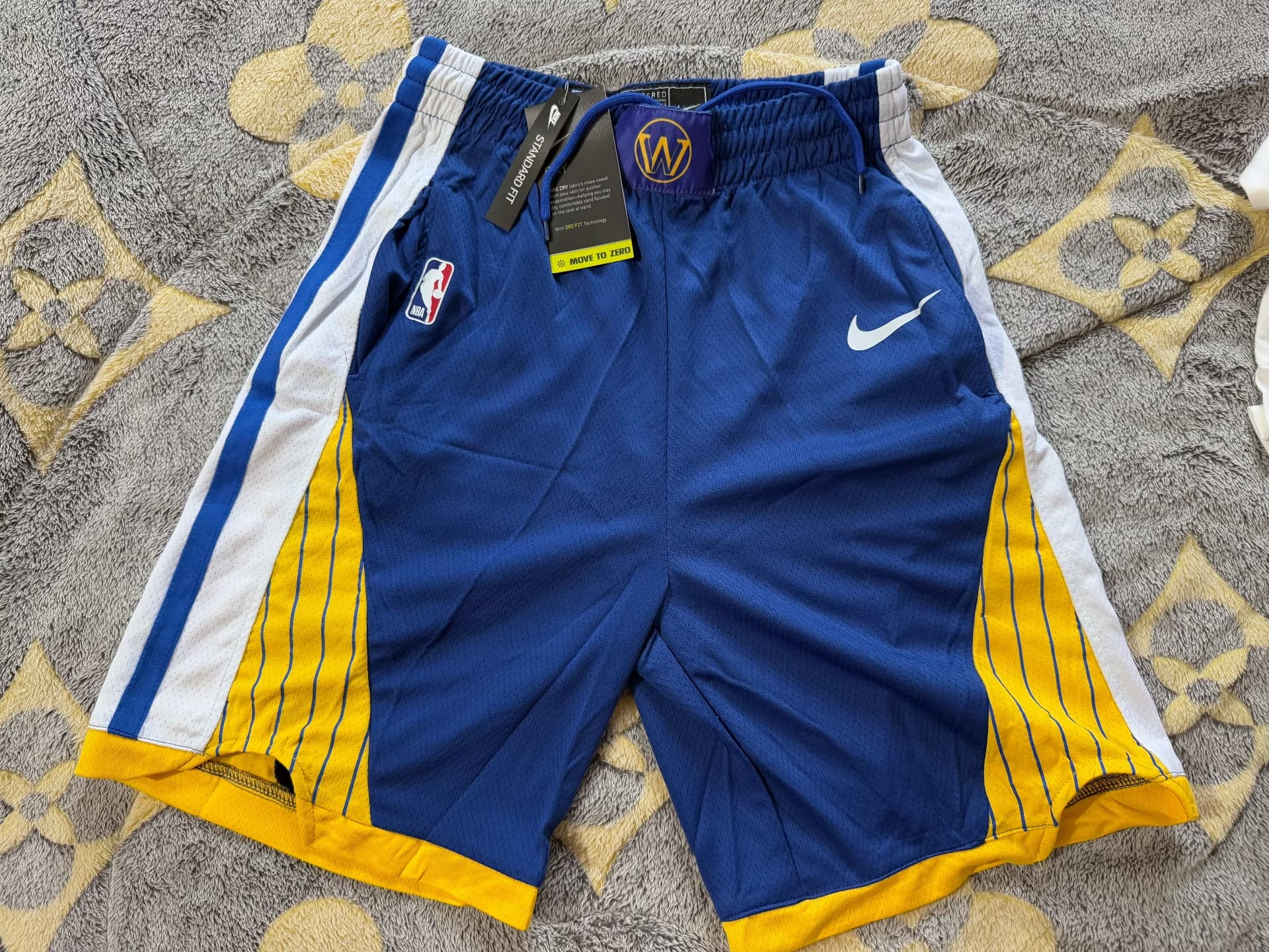 Баскетбольные шорты Nike NBA Golden State Warriors shooting warm-up pants