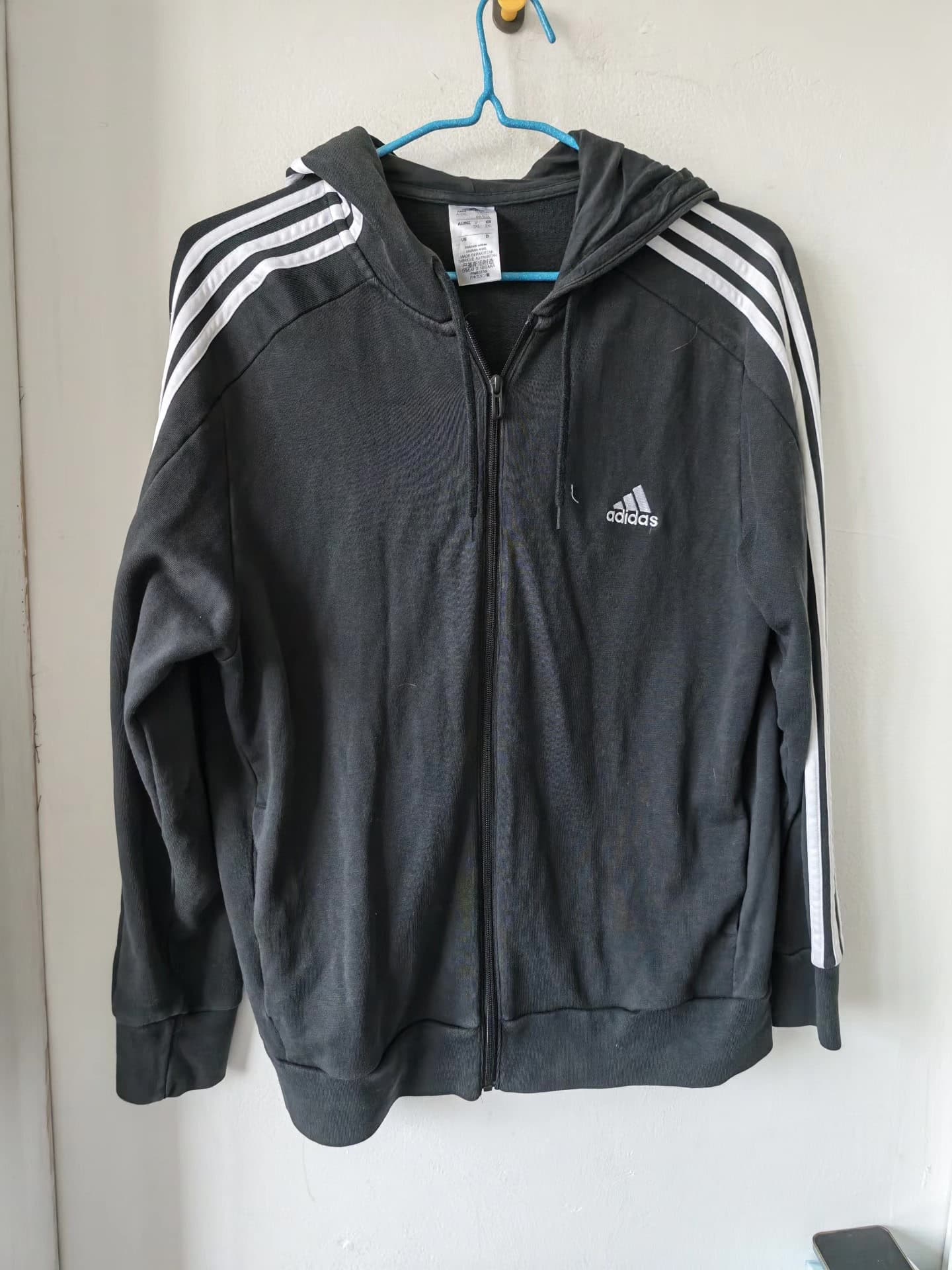 Мужская куртка-свитер Adidas, размер 2xl, подходит для людей весом 160-180 кг,