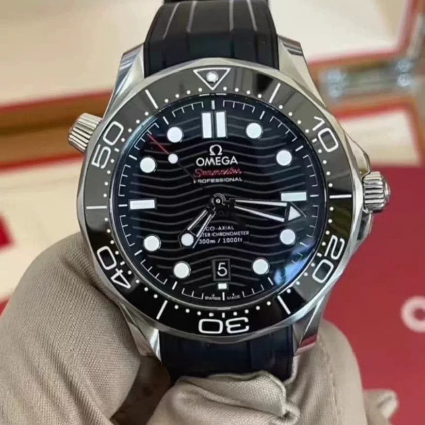 Пожизненная гарантия на мужские механические часы Omega Seamaster 300 классической серии, совершенно новые, нераспакованные, как