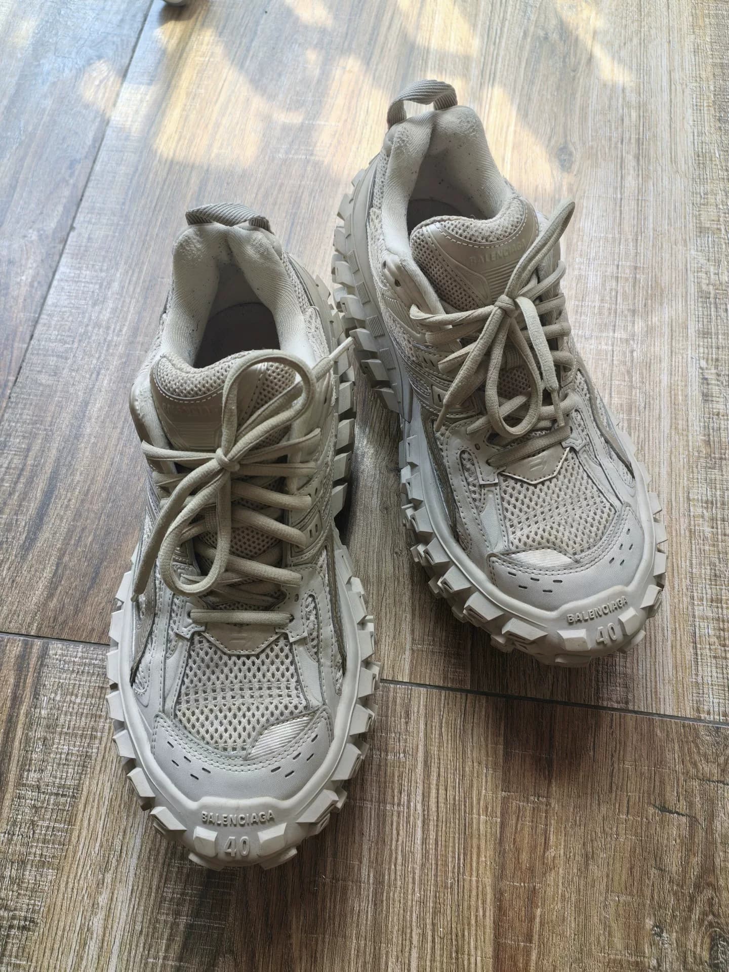 Кроссовки Balenciaga Balenciaga DEFENDER, песочный цвет, 4