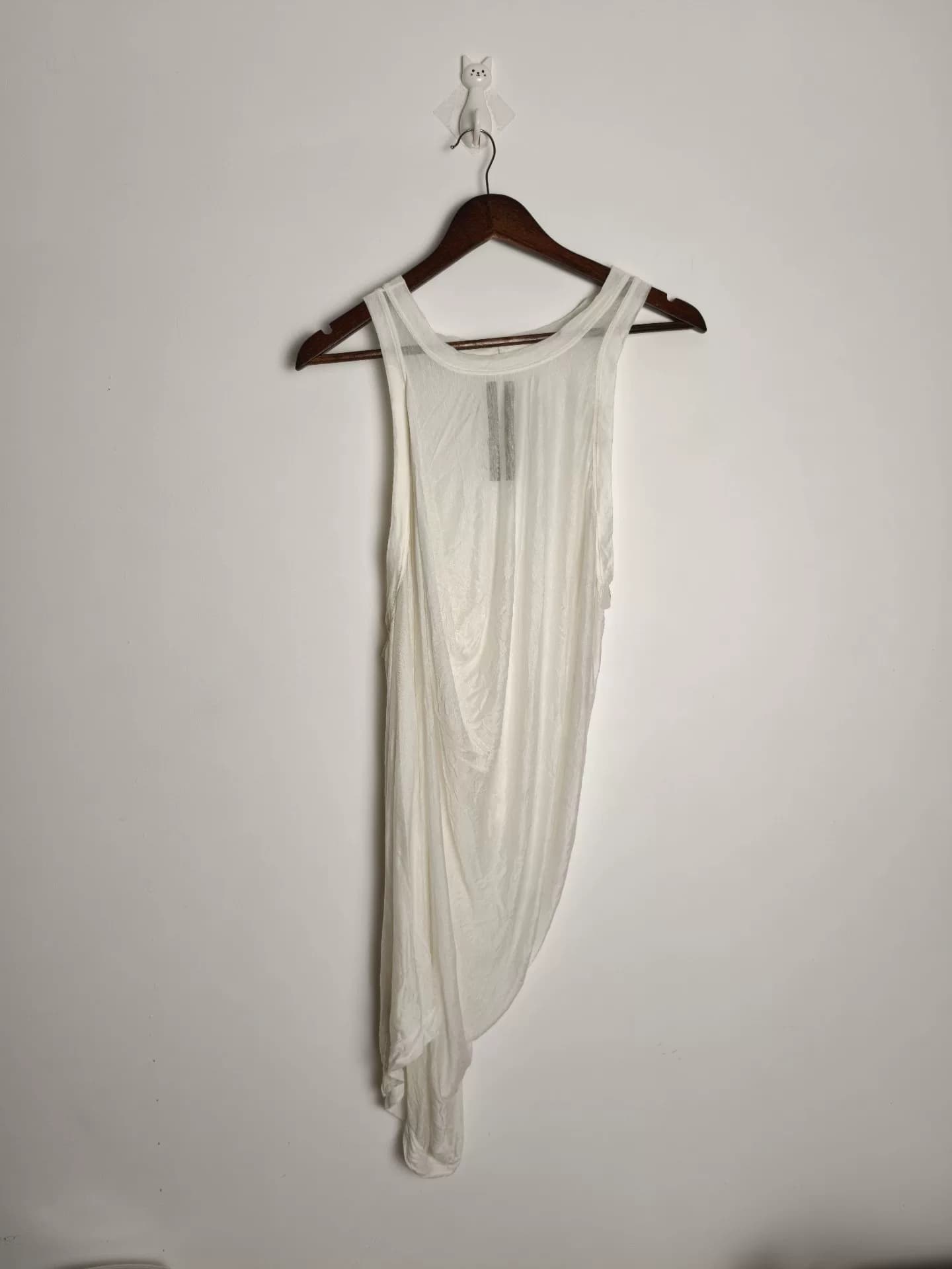 Плиссированный жилет RICK OWENS/ro 25ss Dark Pioneer без рукавов