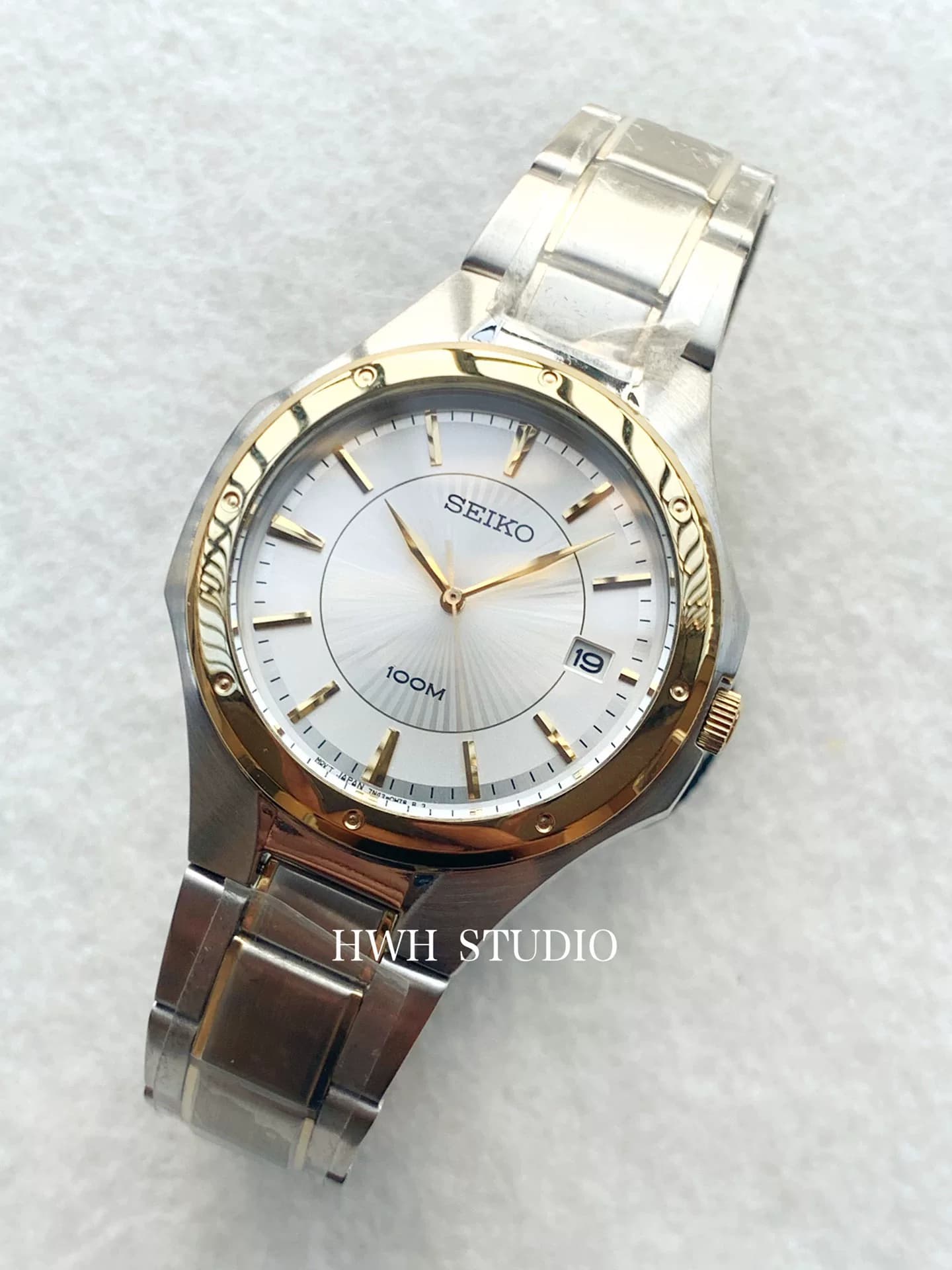 Мужские кварцевые часы Seiko Nautilus с такими же официальными деловыми мужскими часами