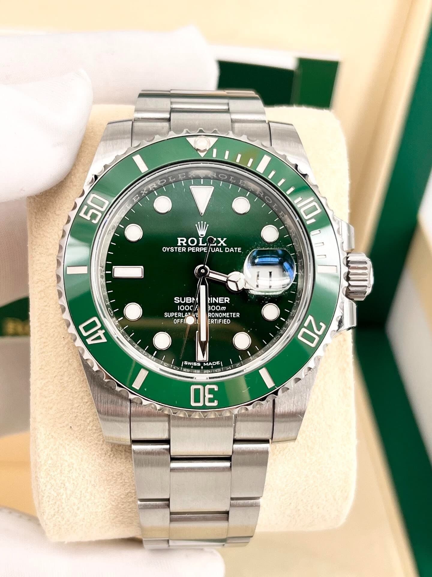 Персональные подержанные мужские механические часы с автоподзаводом Rolex Green Water Ghost series.частный