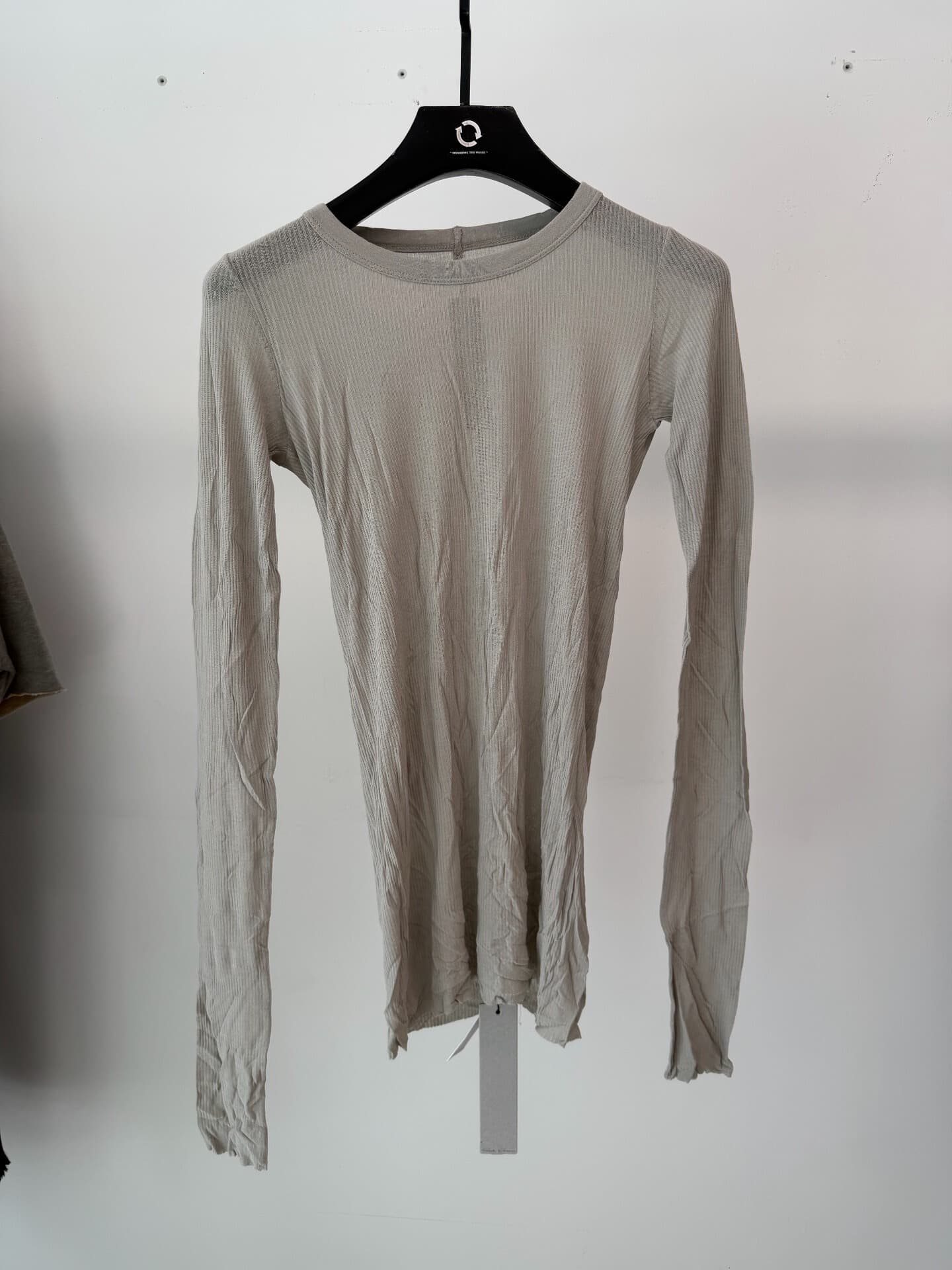 Футболка с длинным рукавом Rick Owens Fw25 Rib Ls T