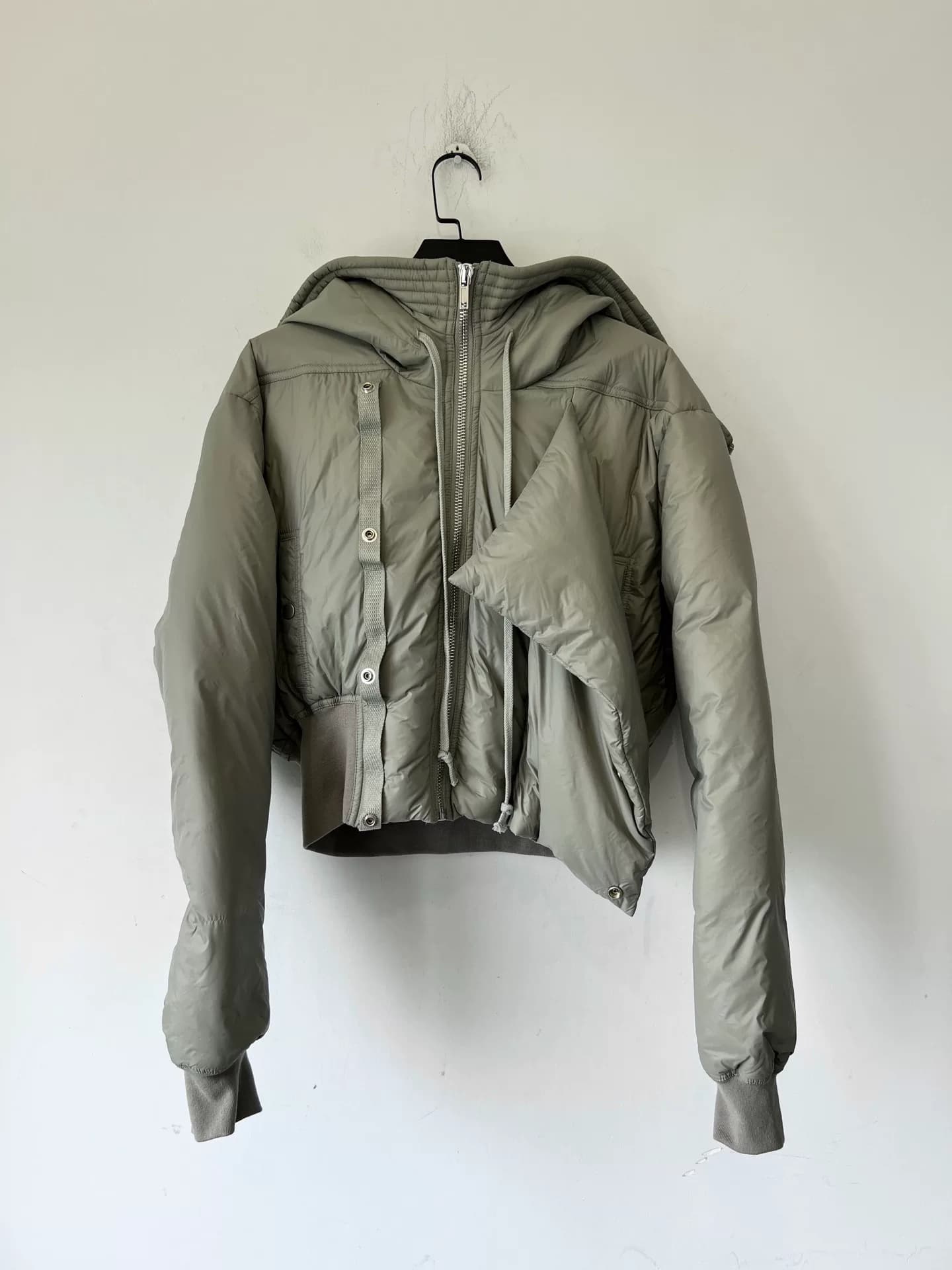Короткий пуховик-бомбер Rick Owens RO, размер S
