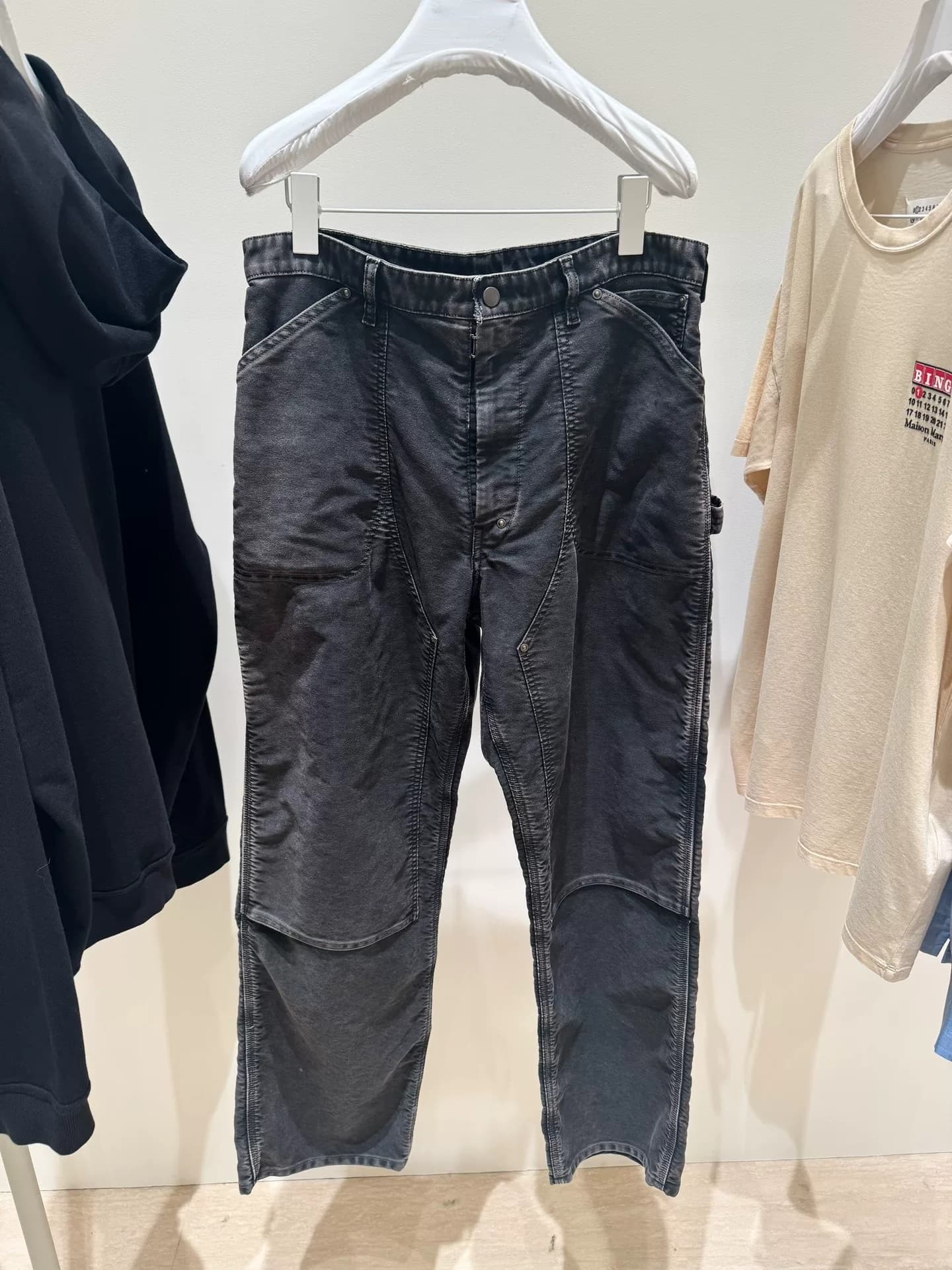 Maison Margiela постиранные брюки для лесозаготовок Осенние и зимние модели брюк AW25