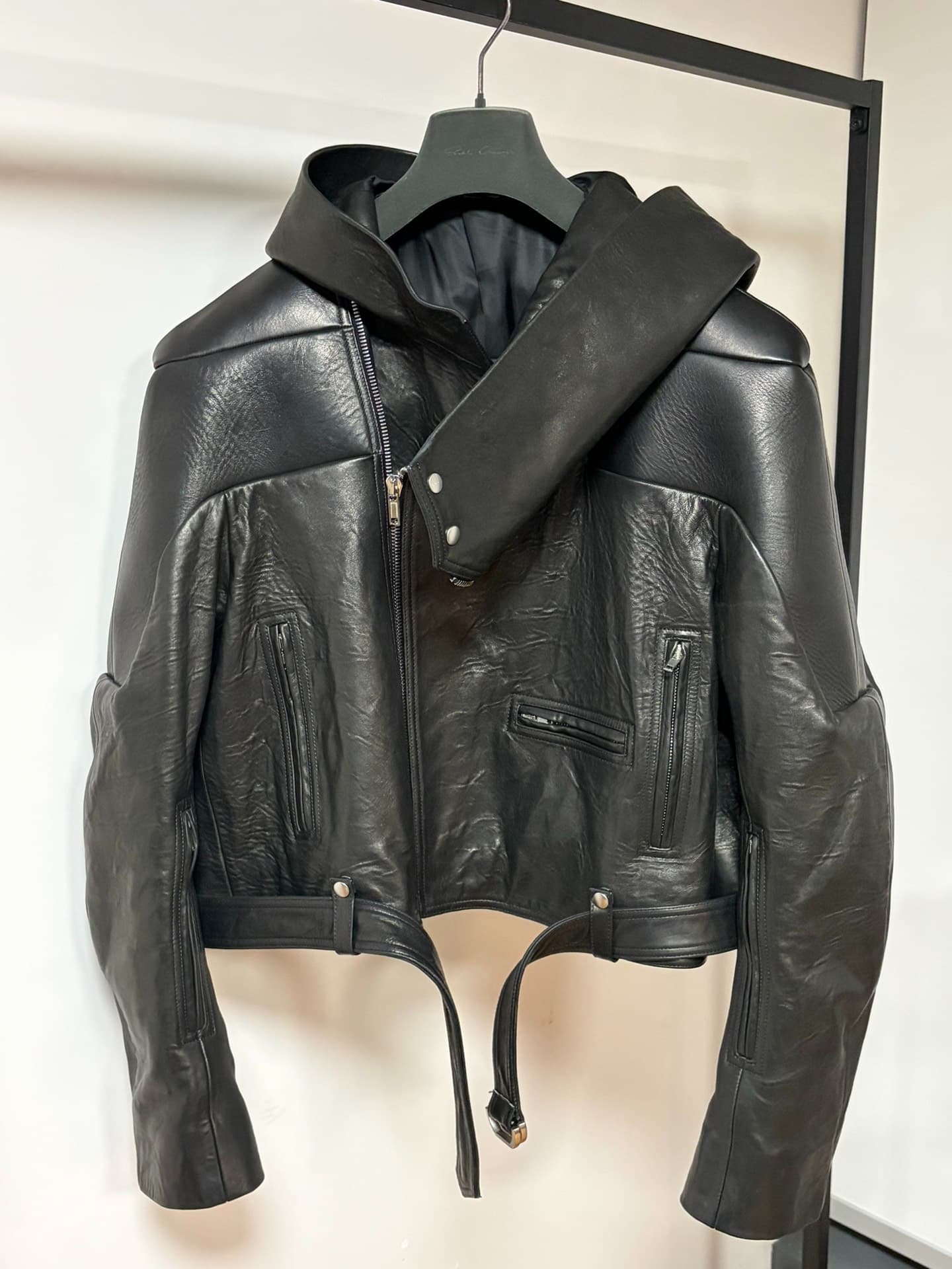 Укороченный капюшон Rick Owens SS2025