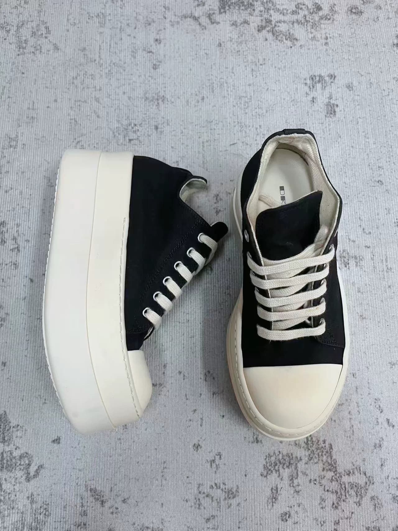 Конверсы Rick Owens на толстой подошве высшего качества, размер 36, можно использовать золотые, размер 36-37