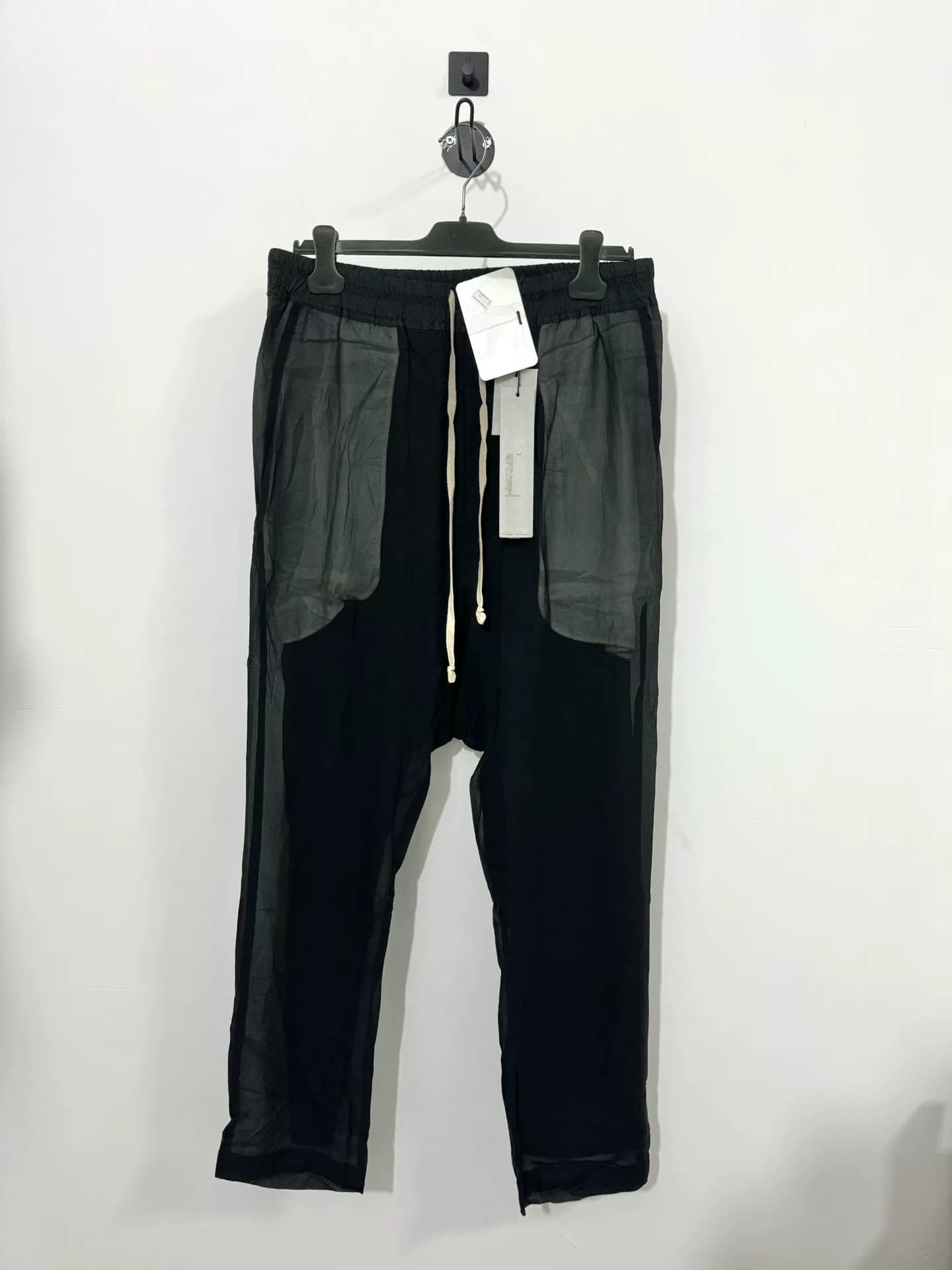 Шелковые брюки Rick Owens main line Berlin 52-го размера золотого цвета, подходящие по размеру