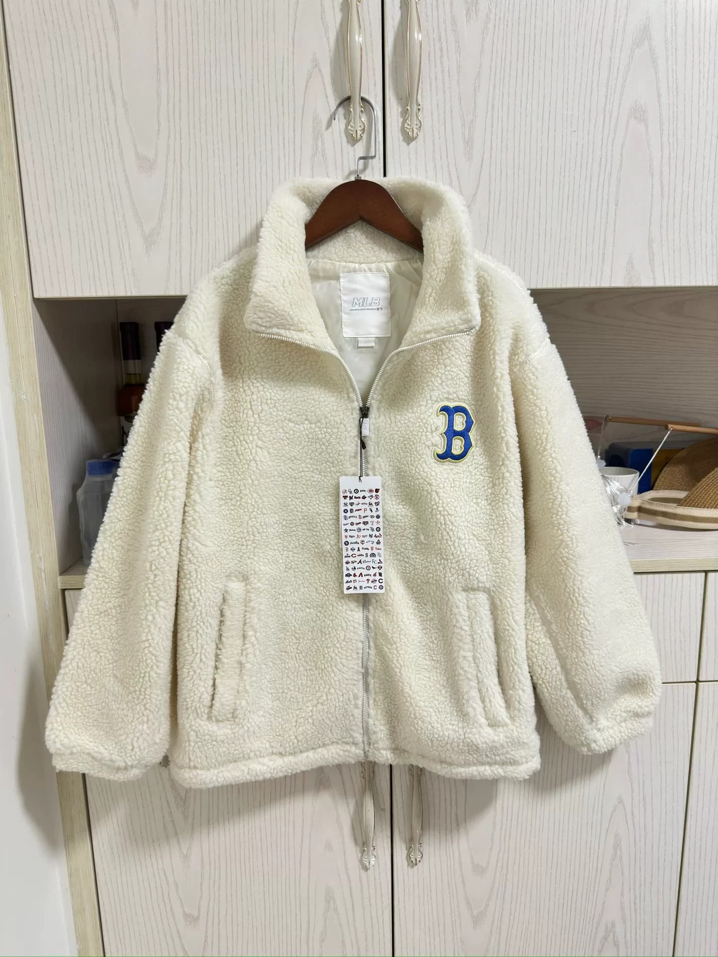 Куртка из овечьего флиса MLB XS one piece