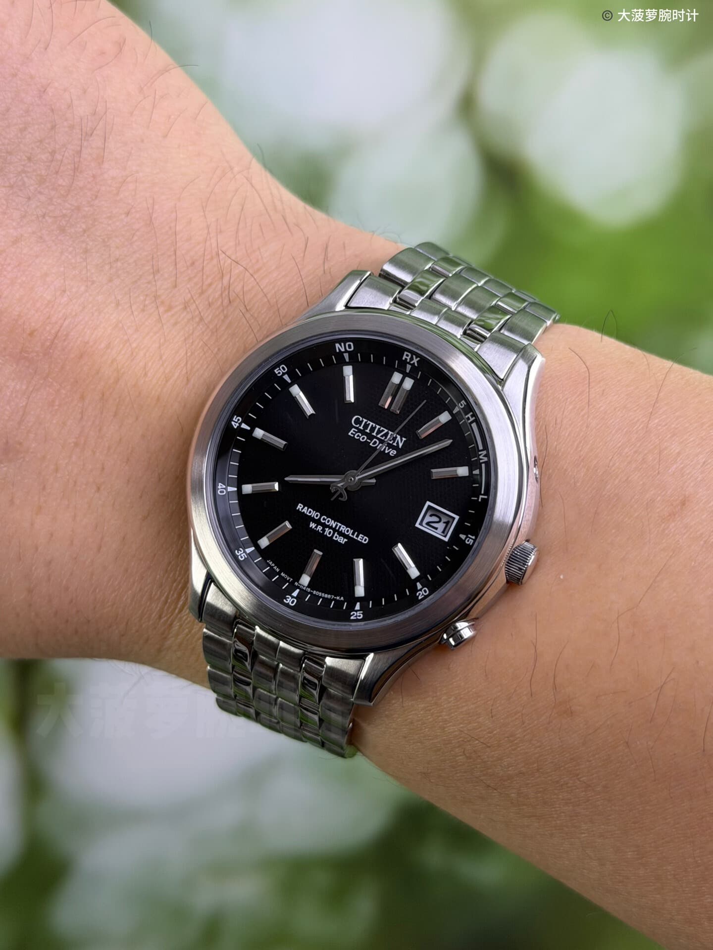 Фотокинетический радиометр Citizen Вечный календарь H415 Нержавеющая сталь Сапфир Нержавеющая сталь