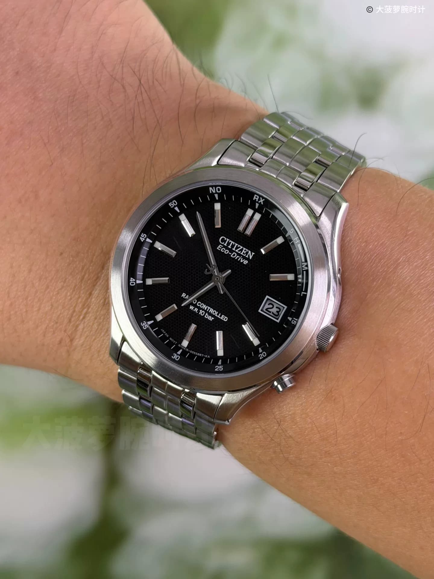 Фотокинетический радиометр Citizen Вечный календарь H415 Нержавеющая сталь Сапфир Нержавеющая сталь