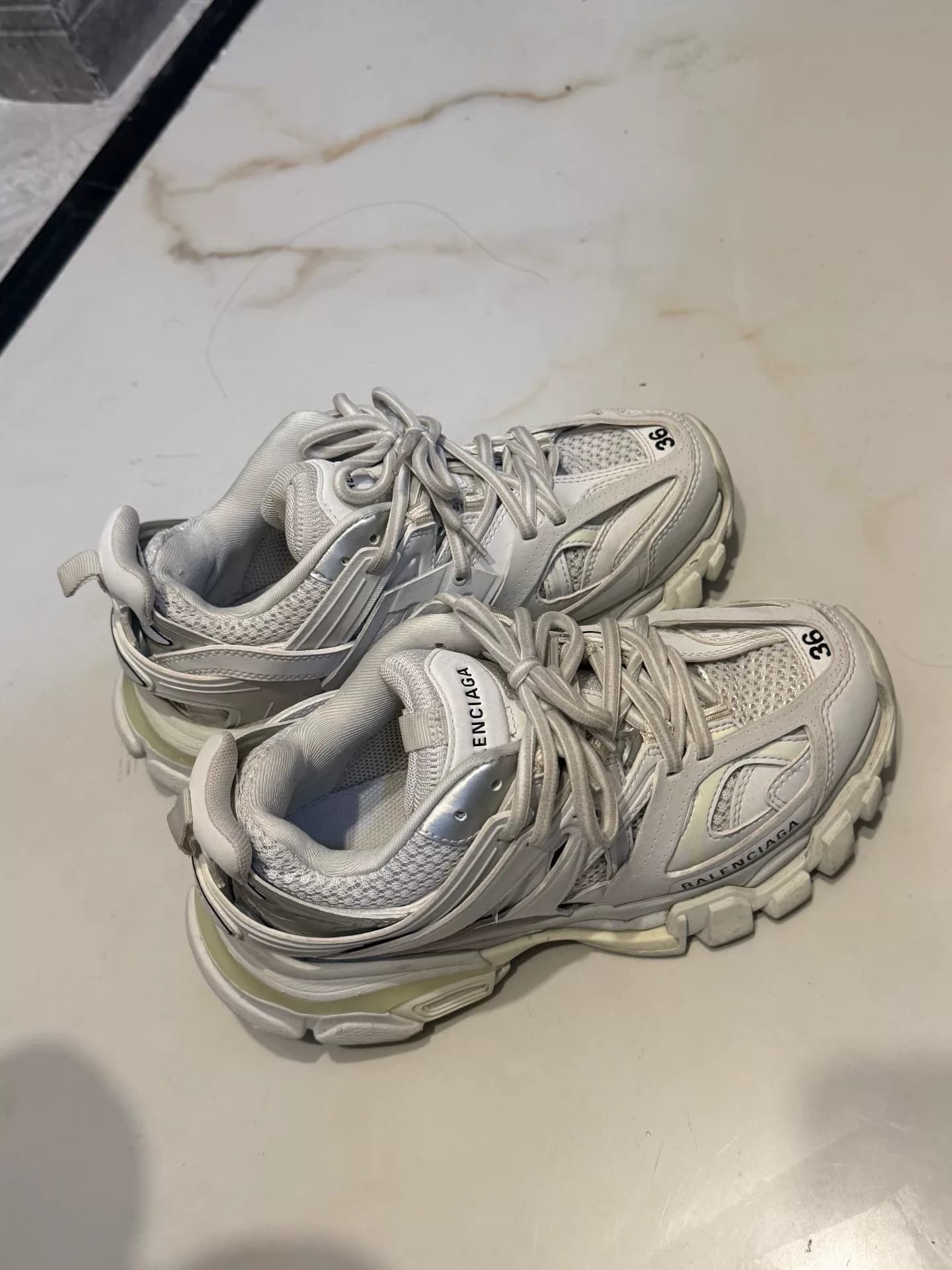 Кроссовки Balenciaga Balenciaga Track Daddy белого цвета, размер 36