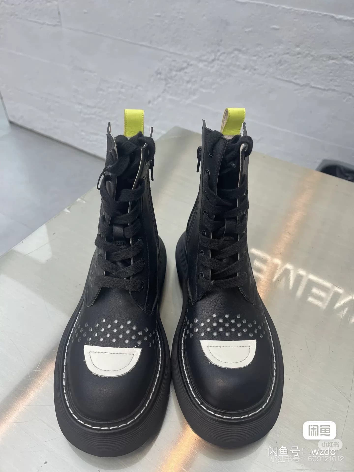 Совершенно новая аутентичная обувь vetements из чистой кожи, специальное предложение для борьбы со скоростью рук, сфотографируй один реальный снимок