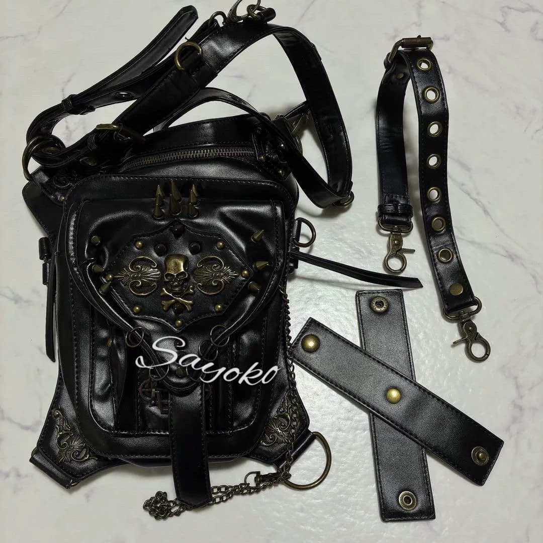 Серия kmrii Поясная сумка Pioneer Vision серии Skull Element Рюкзак с заклепками для тяжелой промышленности 3way