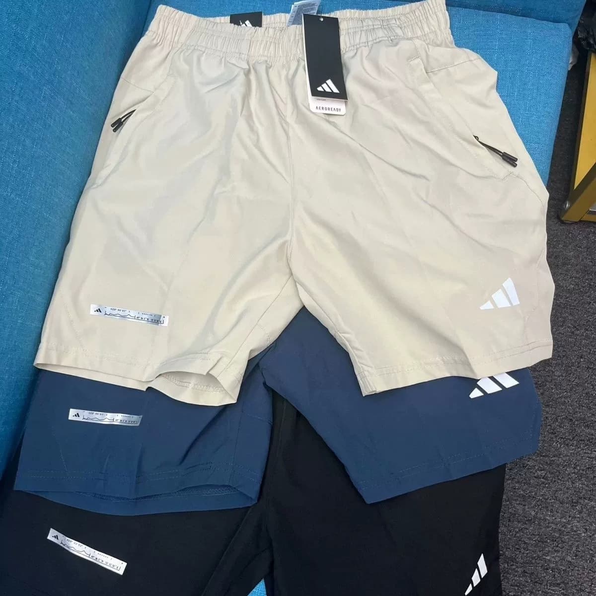 Adidas/Новые тренировочные шорты Adidas summer ice silk new, быстросохнущие спортивные штаны для бега