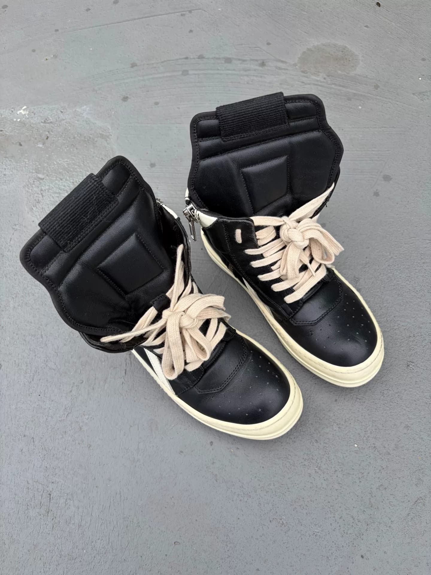 Туфли на высоком каблуке RICKOWENS с перевернутым треугольником, черно-белые, классический размер 36 RO