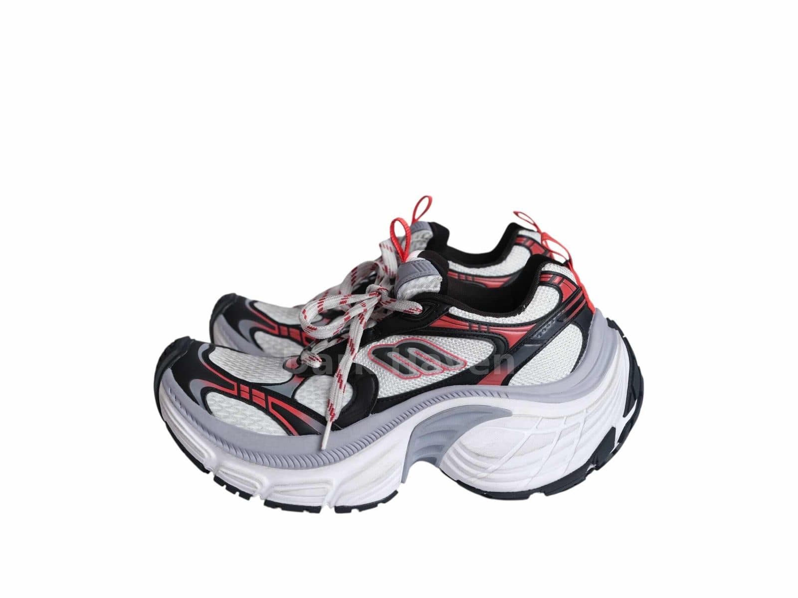 Balenciaga 10XL Sneakers Grey/White/Red